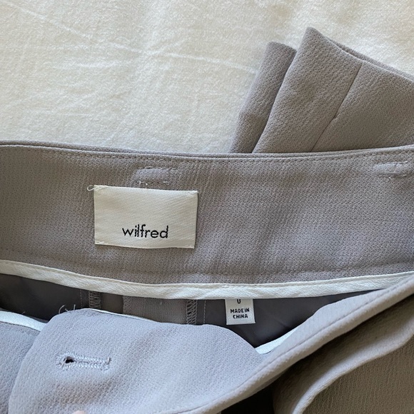 Wilfred tie front pant size 0 only worn once (last photo true color) - Picture 2 of 4